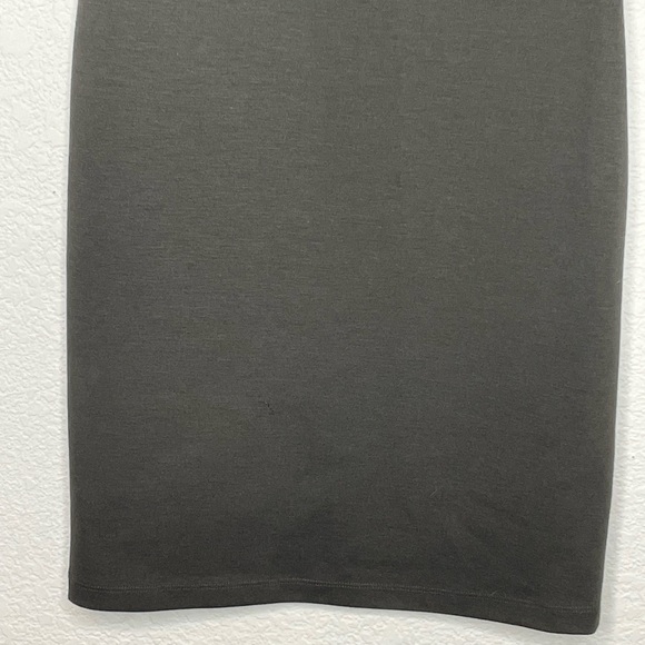 Alice & Olivia dress mini metallic gray with collar sz XS open back - Picture 8 of 14